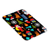 Pixel Kerstmis Magneet (Rechterzijde)