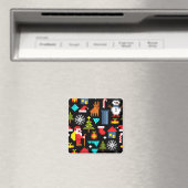 Pixel Kerstmis Magneet (Insitu (Vaatwasser))