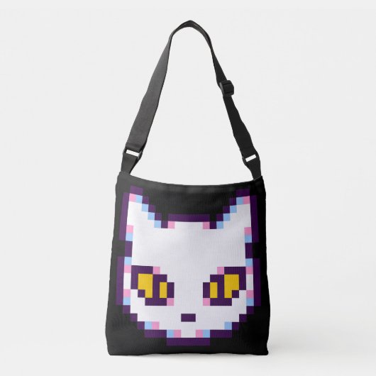 PIXEL KITTY CAT BAG CROSSBODY TAS (Voorkant)