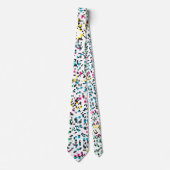 Pixel kleur blokken Glitch Necksjaal Stropdas (Voorkant)