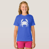 pixel krab ontwerp t-shirt (Voorkant volledig)