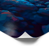 Pixel Kunst als " Licht am Ende des Tunnels" Perfect Poster (Hoek)