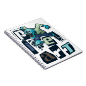 Pixel kunst en monster notitieboek (Rechterzijde)