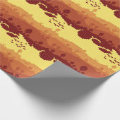 Pixel Landschaps Patroon Cadeaupapier (Hoek)