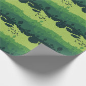 Pixel Landschaps Patroon Cadeaupapier (Hoek)