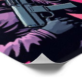 Pixel Legends Pop Art Poster – Comic Grid (Hoek)