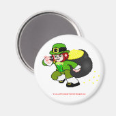 Pixel Leprechaun Magnet 1 (Voorkant / Achterkant)