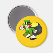 Pixel Leprechaun Magnet 4 (Voorkant / Achterkant)