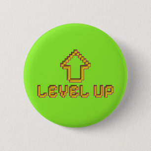 Pixel Level Up Gamer Speldje - Limoengroen