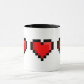 Pixel Liefdeshart Mok (Midden)
