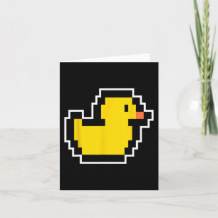 Pixel Little Duck 80s Videogame Halloween Kostuum Kaart