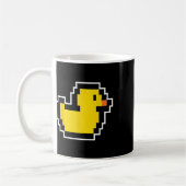 Pixel Little Duck 80s Videogame Halloween Kostuum Koffiemok (Links)