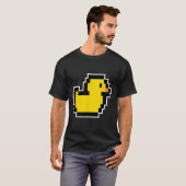 Pixel Little Duck 80s Videogame Halloween Kostuum T-shirt (Voorkant volledig)