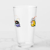 Pixel Lovevogels Glas (Rechts)