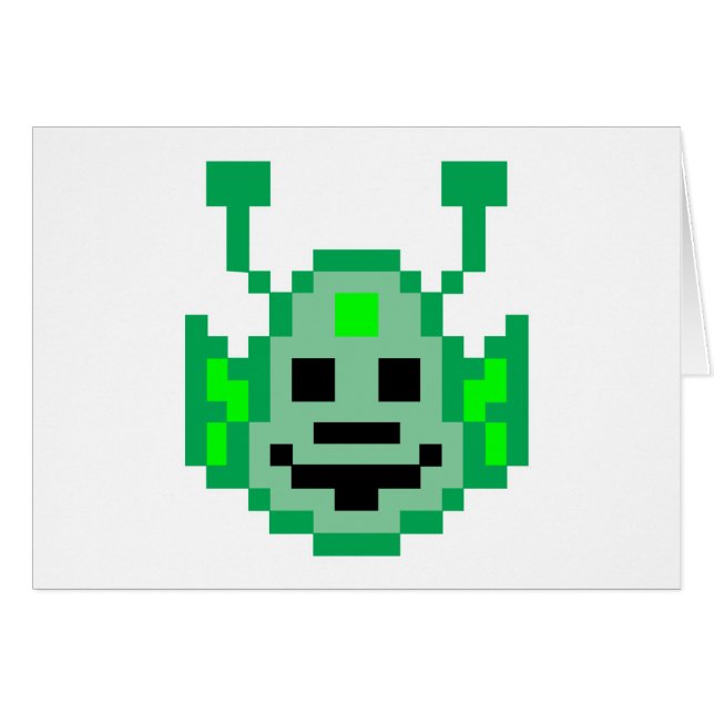 Pixel Maanse Buitenlander (Voorkant Horizontaal)