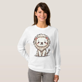 Pixel Majesteit van de Witte Leeuw T-shirt