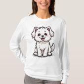 Pixel Maltese Delight T-shirt (Voorkant)