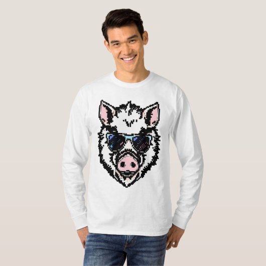 Pixel Mighty Warthog T-shirt (Voorkant volledig)