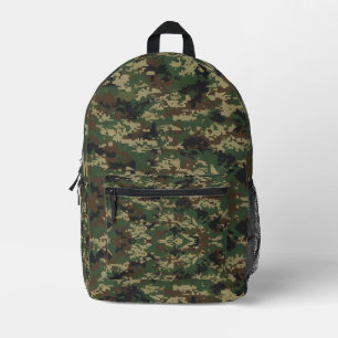 Pixel Militaire Camouflagepatroon Bedrukte Rugzak