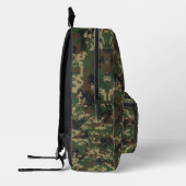 Pixel Militaire Camouflagepatroon Bedrukte Rugzak (Links)