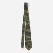 Pixel Militaire Camouflagepatroon Stropdas (Achterkant)