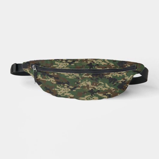 Pixel Military Camouflage Pattern Heuptasje (Voorkant)