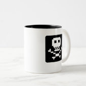 Pixel Mok schedel (Voorkant rechts)