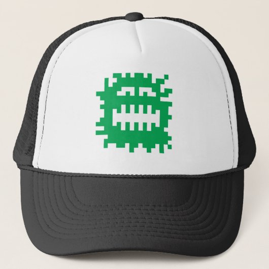 Pixel Monster Beestje Trucker Pet (Voorkant)