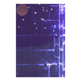 PIXEL MOON  FOTO AFDRUK