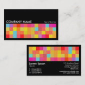 Pixel Motif 01 - zwart Visitekaartje (Voorkant / Achterkant)