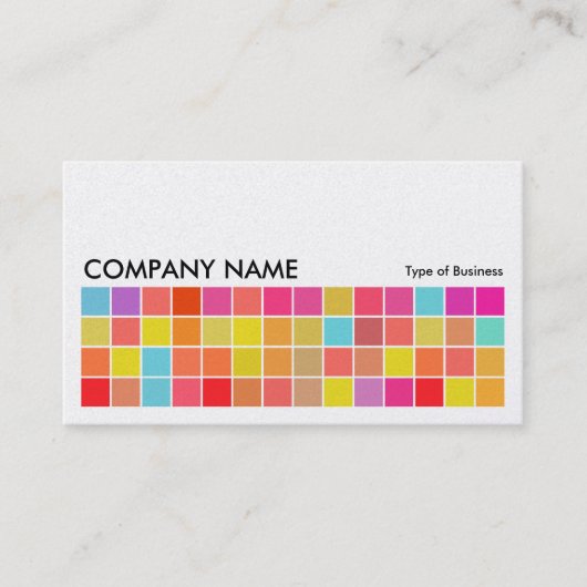 Pixel Motif v2 01 - Platinum Kaart Visitekaartje (Voorkant)