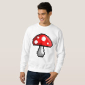 Pixel Mushroom Sweatshirt (Voorkant volledig)