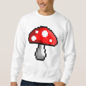 Pixel Mushroom Sweatshirt (Voorkant)