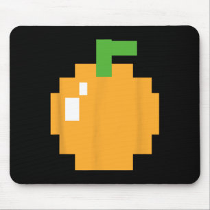 Pixel Oranje jaren 80 Retro Arcade Video Game Hall Muismat