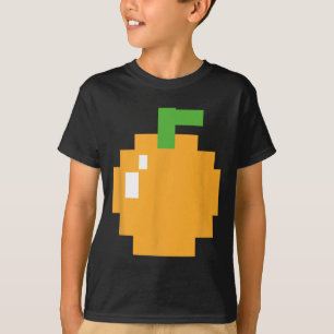 Pixel Oranje jaren 80 Retro Arcade Video Game Hall T-shirt