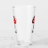 Pixel Paddestoel Naam Glas (Rechts)