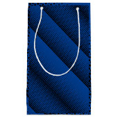 Pixel Pattern 08.B.w Blue BG Klein Cadeauzakje (Voorkant)