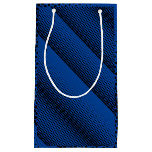 Pixel Pattern 08.B.w Blue BG Klein Cadeauzakje