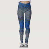 Pixel Pattern 09.BBLK.w DGrey BG Leggings (Voorkant)