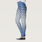 Pixel Pattern 09.BBLK.w OffWhite BG Leggings (Links)