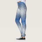 Pixel Pattern 09.BBLK.w White BG Leggings (Links)
