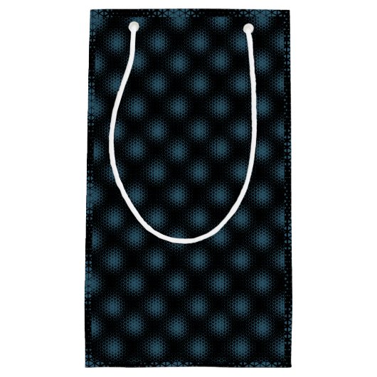 Pixel Pattern 10.B.bw Black BG Klein Cadeauzakje (Voorkant)