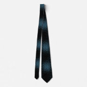 Pixel Pattern 10.B.bw Black BG Stropdas (Achterkant)