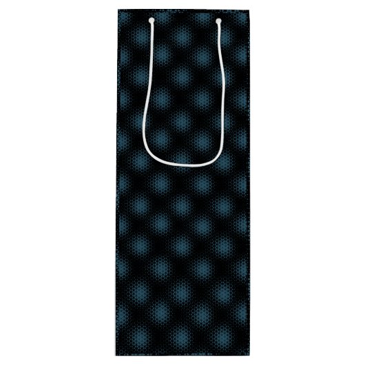 Pixel Pattern 10.B.bw Black BG Wijn Cadeautas (Voorkant)
