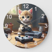 Pixel Paws: het gamer kitten in actie Grote Klok (Voorkant)