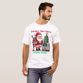 Pixel Perfect Kerstwensen! T-shirt (Voorkant volledig)