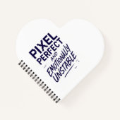 Pixel Perfect - Spiral Notebook Notitieboek (Voorkant)