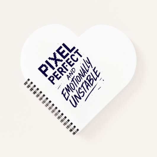 Pixel Perfect - Spiral Notebook Notitieboek (Voorkant)