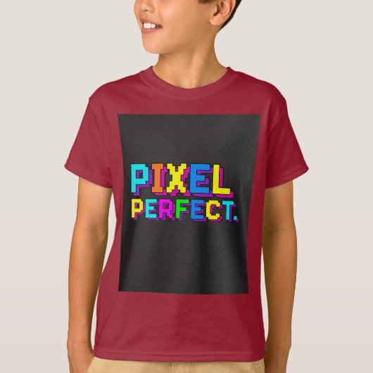 Pixel perfect. t-shirt (Voorkant)