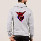 Pixel Peril Retro Boss Fight Hoodie (Achterkant)